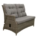 New Bois Le Duc 2-zits Bank Rechts Aprano Verstelbaar Willow Grey