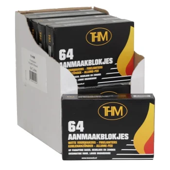 Discount THM Aanmaakblokjes Wit 64st