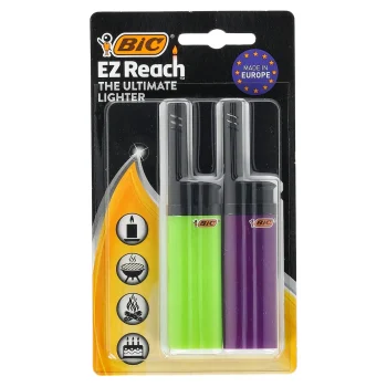 Fashion Bic Aansteker EZ Reach Compact 2st
