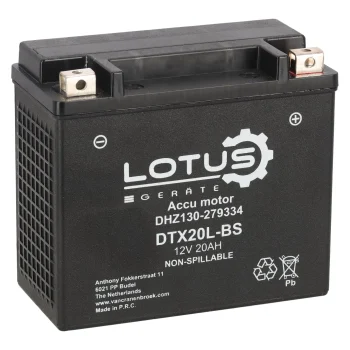 New Lotus Accu Motor 12V 20Ah DTX20L-BS V2