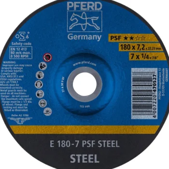 Clearance Pferd Afbraamschijf E180-7 PSF Staal