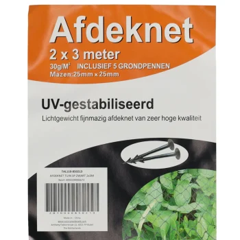 Clearance Bel Garden Afdeknet Tuin SP Zwart 2x3m