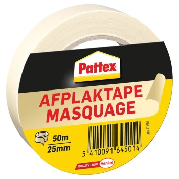New Pattex Afplaktape 50Mx25mm