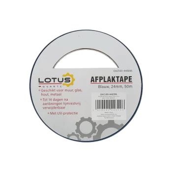 Outlet Lotus Afplaktape Pro Blauw 24 Mm 50 M