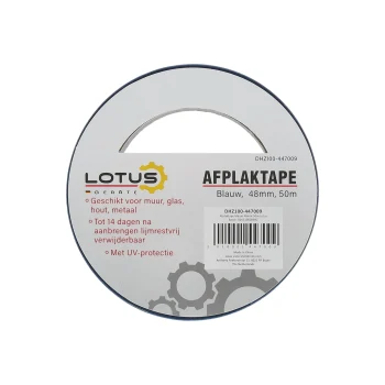 New Lotus Afplaktape Pro Blauw 48 Mm 50 M