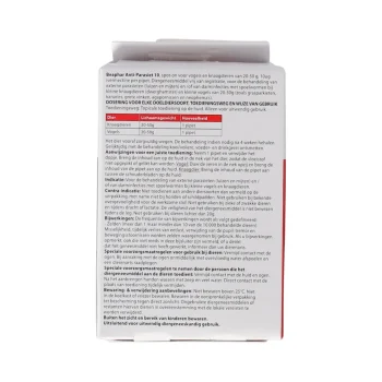 New Beaphar Anti-parasiet 10 Knaag/vogel 20-50g 2st