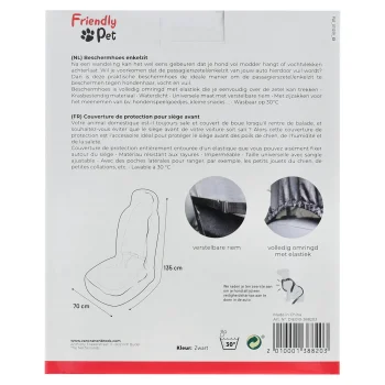 Best Friendly Pet Autodeken Oslo Zwart 135 X 70 Cm