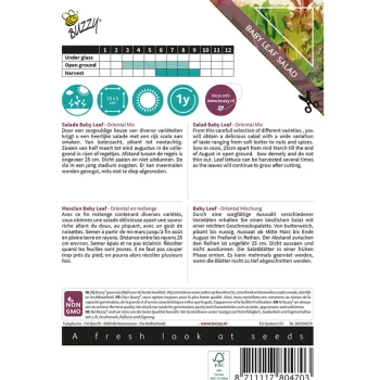 Fashion Buzzy Baby Leaf Salade