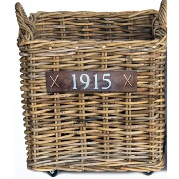 Discount Van Der Leeden Bak Rotan Met Wielen 50 X 50 Cm