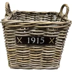 Hot Van Der Leeden Bak Rotan Met Wielen Vierkant 40 X 40 Cm