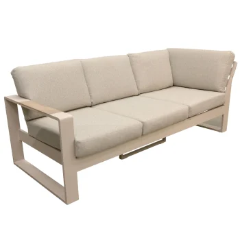 New Bois Le Duc Bank 2-zit En Hoek Rechts Malviza Latte Met Kussens