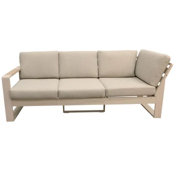 New Bois Le Duc Bank 2-zit En Hoek Rechts Malviza Latte Met Kussens