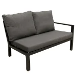 Sale Bois Le Duc Bank 2-zit Links Brozzi Zwart Met Kussens