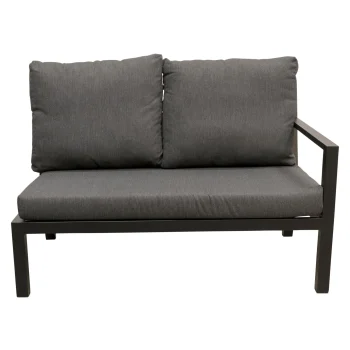 Sale Bois Le Duc Bank 2-zit Links Brozzi Zwart Met Kussens