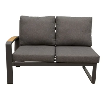 New Bois Le Duc Bank 2-zit Links Foxton Antraciet