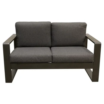 Best Bois Le Duc Bank 2-zit Malviza Antraciet Met Kussens