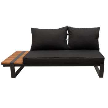 Fashion Bois Le Duc Bank 2-zits Rechts Frullo Antraciet Met Kussens