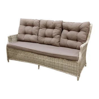 Online Bois Le Duc Bank 3-zit Aprano White Orchid Met Kussens