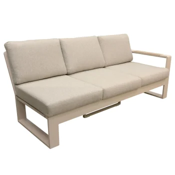 Outlet Bois Le Duc Bank 3-zit Links Malviza Latte Met Kussens