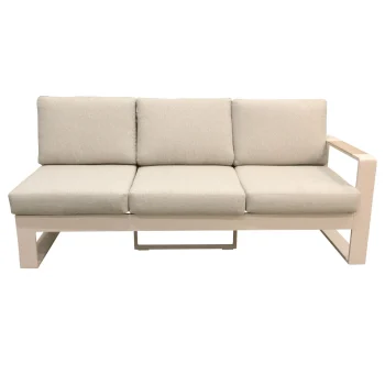 Outlet Bois Le Duc Bank 3-zit Links Malviza Latte Met Kussens