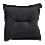 Clearance Madison Basic Black Hocker 50x50