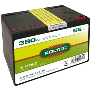 Clearance Koltec Batterij 9V - 55AH Alkaline