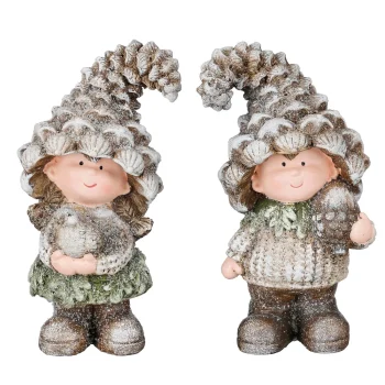 Best Mica Decorations Beeld Deco Dennenappel 20cm