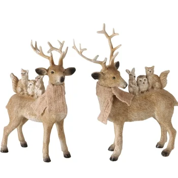 Clearance Boltze Home Beeld Rendier Kasimir 15cm