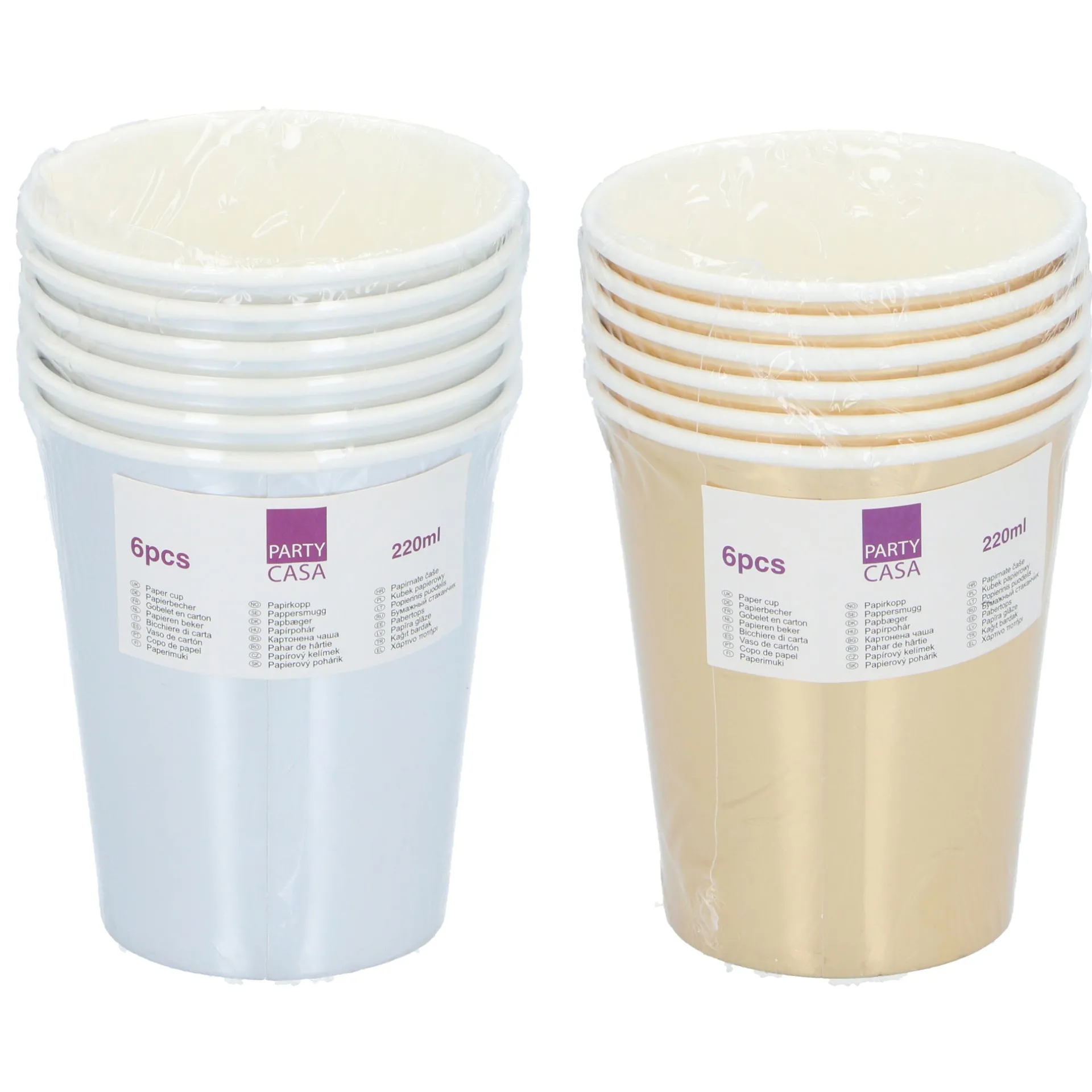 beker-papier-6st-2-assorti-DCNCcETk-0.webp Sale Party Casa Beker Papier 6st 2 Assorti