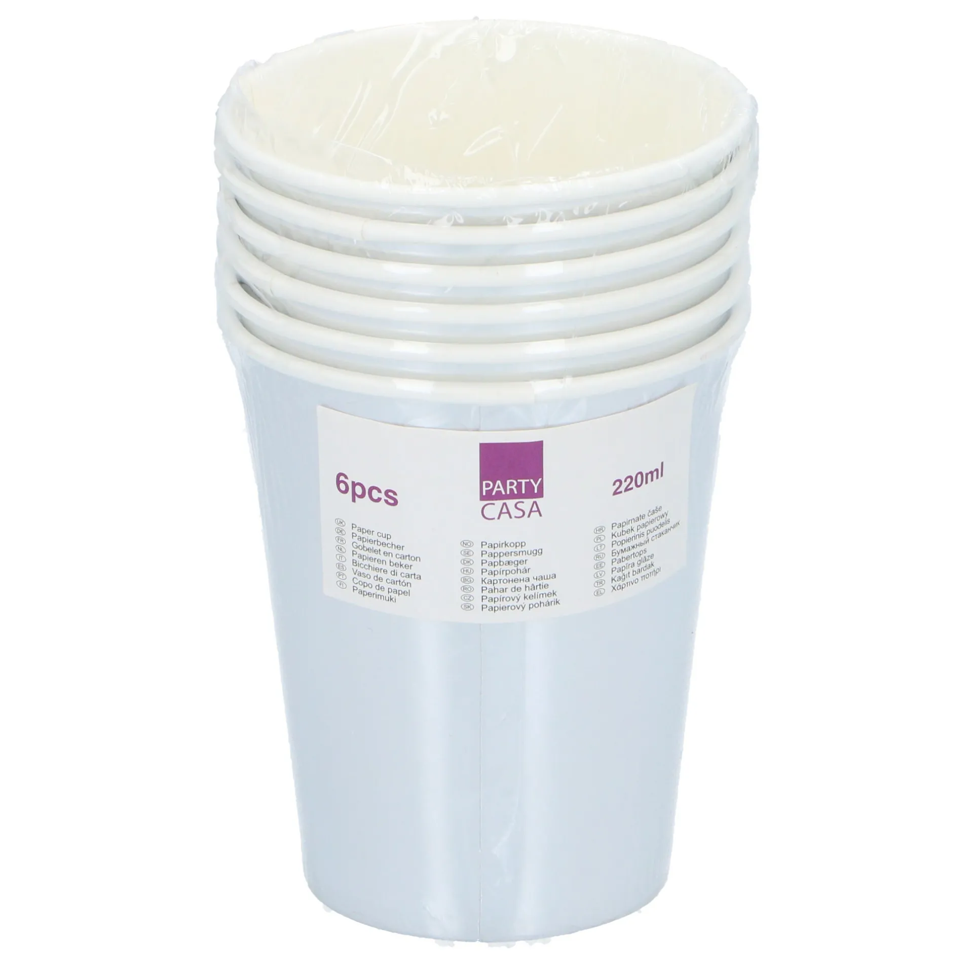 beker-papier-6st-2-assorti-DCNCcETk-1.webp Sale Party Casa Beker Papier 6st 2 Assorti