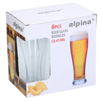 Outlet Alpina Bierglas 415ml 6st