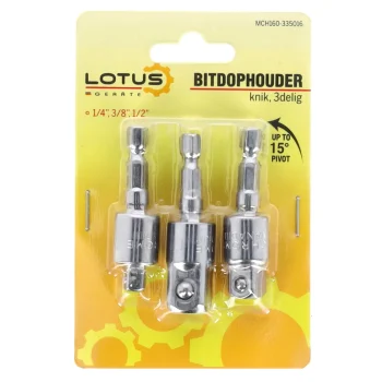 Hot Lotus Bitdophouder Knik 3-delig