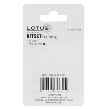 Outlet Lotus Bitset Pro 5-delig PH2