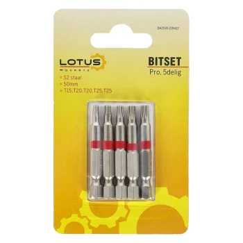 Hot Lotus Bitset Pro 5-delig Torx 15-20-25