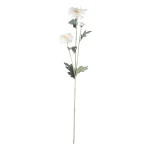 New Decoris Bloem Op Steel Wit 68 Cm
