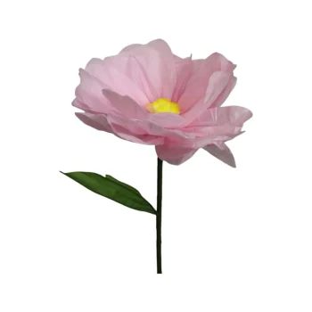 Fashion Natural Collections Bloem Papier Licht Roze 35 X 35 X 117 Cm