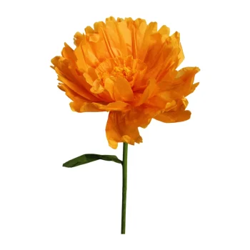 Clearance Natural Collections Bloem Papier Oranje 35 X 35 X 117 Cm