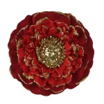New Decoris Bloem Poly Rood 10 Cm