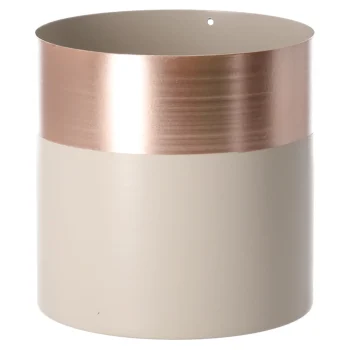 Hot Bloempot 13 X 13 Cm Grijs Rose Gold