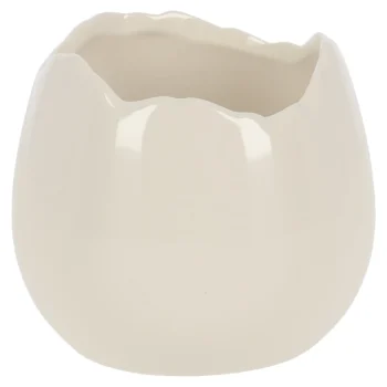 Best Van Cranenbroek Bloempot Ei Wit 9x8cm