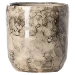 Best Bloempot Keramiek 8 Cm Taupe