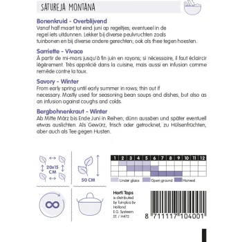 New Horti Tops Bonenkruid Zaad