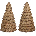 Sale Mica Decorations Boom Deco Hout 16 Cm