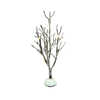 Outlet Boom Sneeuw Met LED 22cm