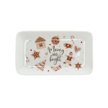 Clearance O'malley Bord Ginger Merry And Bright 18x10cm