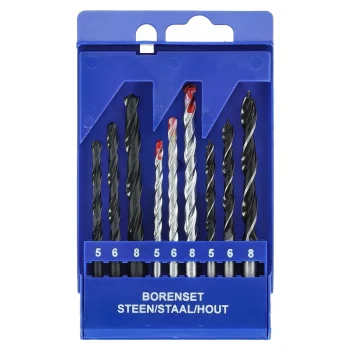 Outlet Westham Borenset Steen/staal/hout