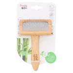 New Friendly Pet Borstel Huisdier Glad M Bamboo FP