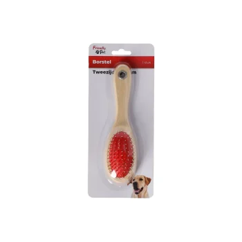 Fashion Friendly Pet Borstel Tweezijdig Kat+hond 21cm