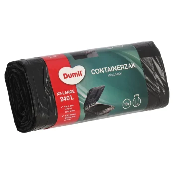 Fashion Dumil Containerzak 240L Zwart 10st