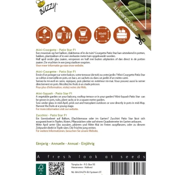 Online Buzzy Courgette Patio Ster F1